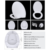 Produits standard européens, fabriqués en Chine avec une excellente qualité, pour réducteur de vitesse XJ-923PP, couvercle de siège de toilette, salle de bain.