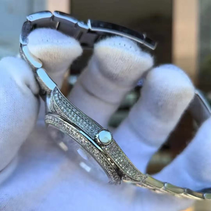 Montre-bracelet mécanique de luxe TOP Platinum C+ Factory 41MM 3235 Mouvement automatique 904L Diamant Moissanite avec logo personnalisé - Product Image 4