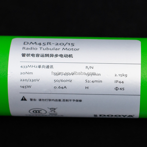 Moteur à volets à couple élevé <span class=keywords><strong>DOOYA</strong></span> DM45R-20/15 Réglage manuel du débattement Moteur tubulaire 45 mm Moteur Shangri-La Vente en gros d'usine - Product Image 2