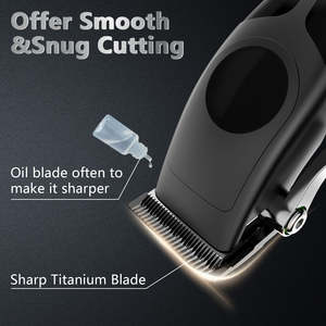 Cortapelos Eléctrico Inalámbrico Recargable con Motor Vectorial de 10000 RPM y Base de Carga para Hombres - Product Image 4