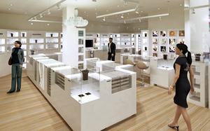 Vitrine à bijoux personnalisable, écologique et durable, avec éclairage LED, étagères à niveaux en verre, facile à nettoyer, personnalisable - Product Image 2