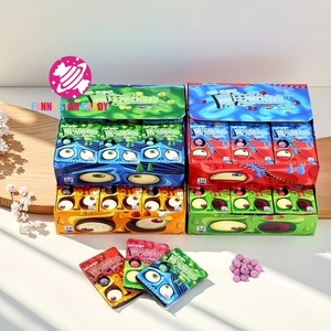 Venta Caliente, <span class=keywords><strong>Dulces</strong></span> Halal Personalizados al por Mayor, Súper Ácidos, Inflables, Recubiertos, con Sabor a Frutas Mixtas, Azúcar Ácida, Coloridos y Masticables - Product Image 1