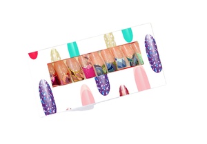 <span class=keywords><strong>Livraison</strong></span> en 7 jours Rose Marbre Luxe Presse sur Ongles Emballage LOGO Personnalisé Nail Art Fenêtre Boîte Magnétique pour Presse sur Ongles - Product Image 2