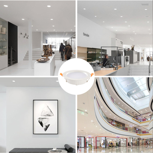 Led Downlight SMD 4 8 inch Dimmable lịch thi đấu thương mại CCT 9W 12W 20W 30W 40W thông minh SMD đèn Led Downlight nhà ở - Product Image 6