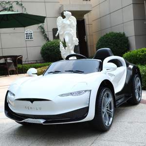 <strong>Tesla</strong> Kidsren's Unisex Electric Four-Wheel Remote Control <strong>Toy</strong> <strong>Car</strong> Plastic Battery <strong>Car</strong> with Seats for Male and Female Baby - Product Image 6