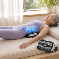 Masajeador Lumbar para Fisioterapia y Rehabilitación, Uso Doméstico, Recuperación Post-Entrenamiento, con Calor, Vibración y Estiramiento para Alivio Muscular