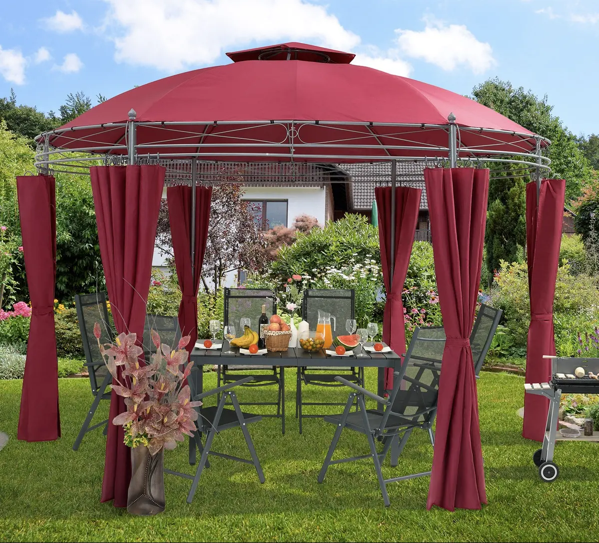 A028 Luxury Outdoor shed gazebo Wedding Party Garden Gazebo outdoor tent