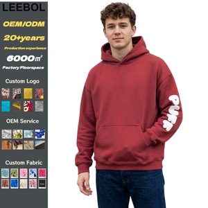 Heavyweight 300gsm Pull-over Man Hoodie Drop Shoulder Hooded Custom logo for Branding & Promotions
