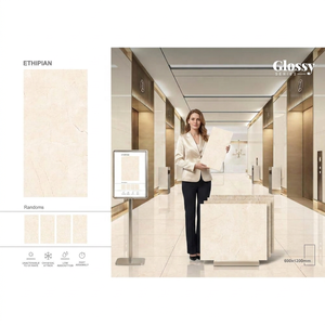 Gold Onyx Marble Look Porcelain Tiles 60x120cm Glossy Floor <b>Wall</b> for Luxury Interior Projects - Product Image 5