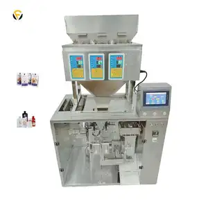 FillinMachine Multi-funzione automatica pre-fatto Stand Up cerniera sacchetto Doypack macchina imballatrice