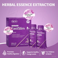 OKTW FastSlim, Supresor del Apetito Líquido de Uva, Quemador de Grasa, Acelerador del Metabolismo, Suplemento Dietético para el Control de Peso