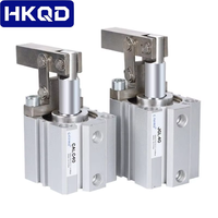 Cylindre de serrage pneumatique à double effet en aluminium ALC JGL 25 32 40 50 avec bras oscillant à levier pour presse à air industrielle