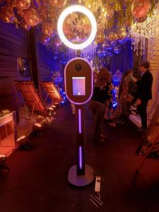 Xách tay màu đen và trắng màu Booth đứng với vòng ánh sáng cho <span class=keywords><strong>iPad</strong></span> và máy ảnh LED oval Selfie DSLR <span class=keywords><strong>iPad</strong></span> Photo Booth - Product Image 6