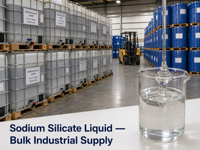 Solution de silicate de sodium liquide d'origine Hebei, métasilicate pentahydraté, matière première chimique industrielle