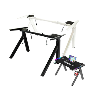 Hot Bán Chơi Game Bàn Máy Tính Bảng Màu Đen Chiều Cao Có Thể Điều Chỉnh Bàn Nhà Văn Phòng Máy Tính Chơi Game Đứng Bàn Với Khung Kim Loại - Product Image 6