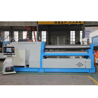 Machine à cintrer les tôles à 4 rouleaux automatique à cadre rigide pour une fonctionnement stable dans la fabrication métallique