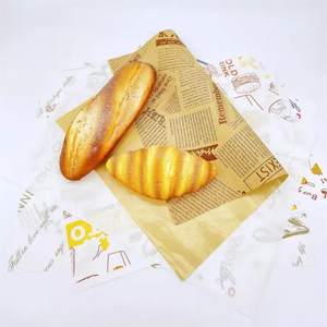 Papier d'emballage pour hamburgers et poulet frit, résistant à la graisse, de qualité alimentaire, écologique, taille personnalisée, impression de logo, résistant à l'huile - Product Image 3