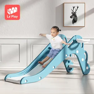 3 1 kids glijbaan schommel speeltuin Suppliers-2022 Nieuwe 1MOQ Groothandel Peuter Indoor Baby Plastic Sliding Speelgoed Kids Slides Voor Kinderen Speeltuin En Swing Play Set