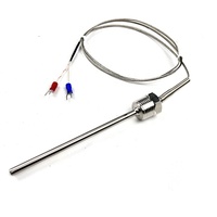 Capteur de température double PT100 PT1000 de classe A, thermocouple de type K J E N personnalisable