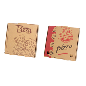 Atacado 6 7 8 9 10 12 polegadas tomada, caixa de papel de enrolamento caixa de fábrica de pizza, logotipo personalizado, impressão de pizza - Product Image 2