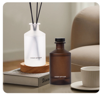 Ensemble d'arômes de haute qualité : Spray d'ambiance, diffuseur et bougie artisanale gravée avec logo, dans un coffret de luxe