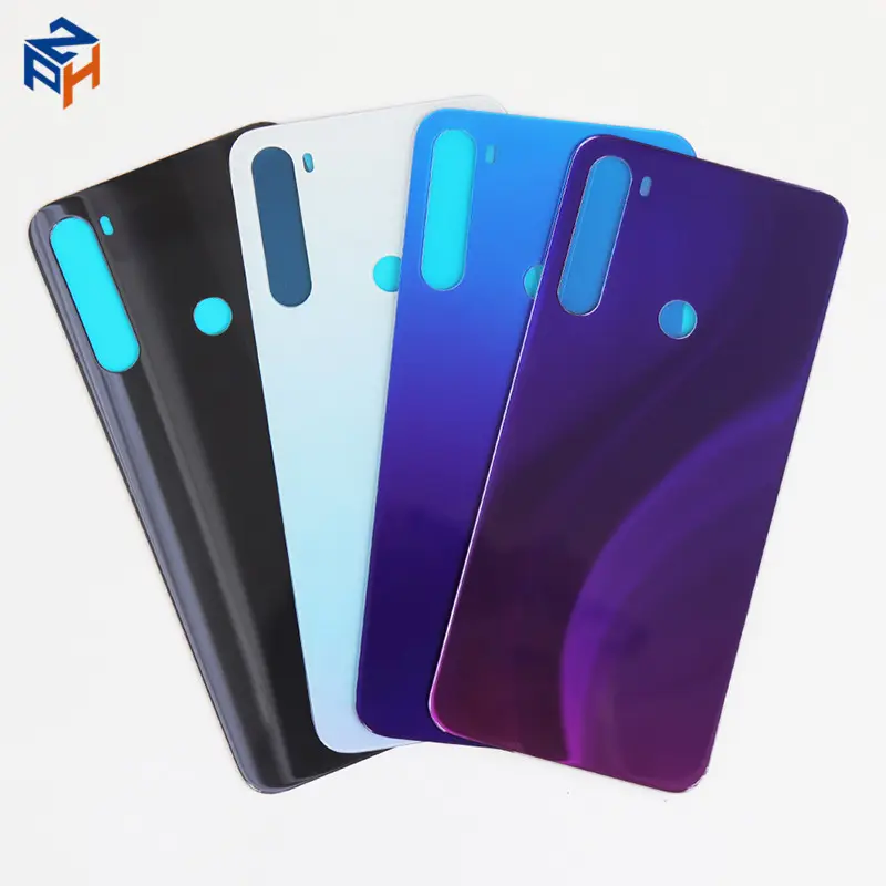 Untuk Xiaomi Redmi Note 8 Pro Baterai Penutup Belakang Panel Kaca Note8 Belakang Perumahan Pintu untuk Redmi Note 8 pro Kembali Penutup Baterai