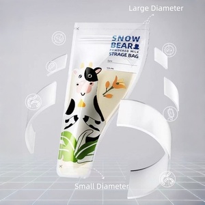 Sacs à <span class=keywords><strong>lait</strong></span> maternel réutilisables - Pochettes de conservation épaisses refermables avec marques de mesure - Product Image 2