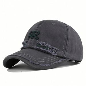 Casquette de baseball vintage unisexe OEM personnalisée, effet usé, style papa, 6 panneaux, broderie 3D, pour le golf, formelle et sportive - Product Image 4