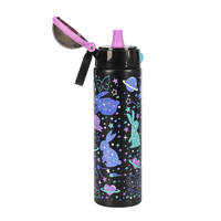 Bouteille d'eau en acier inoxydable à double paroi de 640ml avec logo personnalisé et design moderne à petite ouverture pour le camping