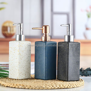 Nouveau Design Distributeur De <span class=keywords><strong>Savon</strong></span> En Verre avec la Pompe de Lotion de Main De Salle De Bains Plat Liquide Bouteille Rechargeable Cuisine <span class=keywords><strong>Lave</strong></span>-<span class=keywords><strong>Vaisselle</strong></span> <span class=keywords><strong>Noir</strong></span> - Product Image 2