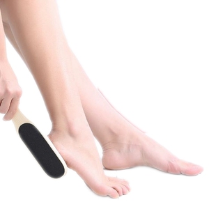 Chuyên Nghiệp Gỗ Ped Double Side Khô Ướt Rasp Grater Pedicure Công Cụ Scrubber Lọc Scraper Tẩy Tế Bào Chết Callus Remover Foot Tập Tin - Product Image 2