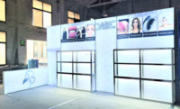 Stand d'exposition pour salon professionnel 10*20, stand d'exposition pour salon professionnel à Shanghai, conception de stand d'exposition, stands d'exposition
