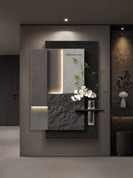 Peinture décorative géométrique abstraite en grès de luxe léger pour entrée, couloir, salon - Imprimée jet d'encre, Nouveau style 2025