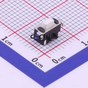 TS-1012A-AC05026 Tactile Switch SMD Switch Single Pole Single Throw Rectangle Button 2.6N Horizontal Mount - Product Image 1