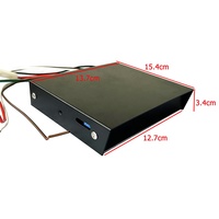 DC12V alliage d'aluminium sirène de moto basse fréquence sirène basse fréquence module jack marteau sirène basse fréquence système de haut-parleurs