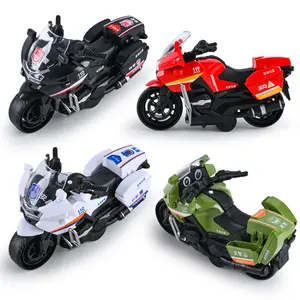 Simulation d'inertie en plastique de gros, jouets de moto à poussée réelle, motos jouets pour tout-petits