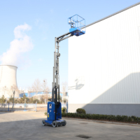AMWP10 7100 Berui, unité de travail électrique autopropulsée en acier, hauteur de travail 9,7 m, hauteur de plateforme 7,7 m, portée horizontale 2,86 m