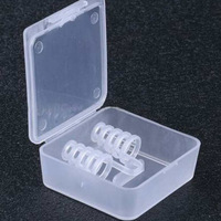Évents de nez en silicone creux arrêtant le ronflement dispositif Mini Portable Ventilation douce pince-nez de sommeil prise anti-ronflement