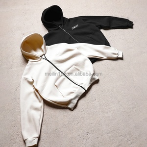 Clothing Manufacturers Custom Design High Street Casual Boxy Fit Hoodie and Baggy Sweatpants <b>Set</b> Tracksuit Custom Sweat Suit - Product Image 3