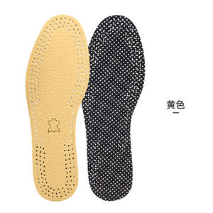 Plantillas de cuero con protección contra olores de carbón activo para hombre, zapatos de cuero genuino, suelas internas - Product Image 6