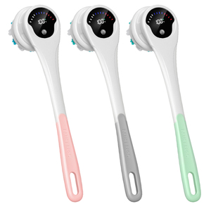 Brosse de Douche Électrique 5-en-1 à Marque Blanche avec Long Manche pour Exfoliation et Application de Masque - Product Image 1