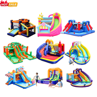 Castillo Inflable para Niños, Brincolín Inflable para Exteriores con Tobogán, Venta al Por Mayor de Fábrica