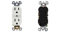 Prise murale double 15A 125V anti-effraction pour maison, bureau et bâtiment commercial