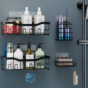 Rust Proof No Drilling Wall Mount Corner Bathroom <strong>Kitchen</strong> Storage <strong>Shower</strong> Bathroom Shelf - Product Image 2