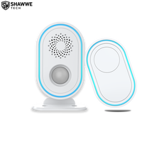 Tuya Smart WiFi Bel Pintu Selamat Datang Sensor Gerak PIR Alarm Anti Maling Aplikasi Seluler Remote Control Bel Pintu Keamanan