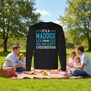 Maglietta a maniche lunghe Maddox con nome e cognome di famiglia - Product Image 3