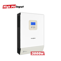 Hoge Frequentie Off Grid 3kw 24V Naar 230V 3000W Mppt Hybride Zonne-energie Omvormer Voor Zonne-energie systeem