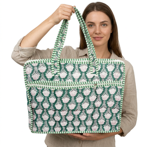 Wholesale Floral Print Textile <b>Laptop</b> <b>Backpacks</b> With Zipper Closure Casual Style Protective Shoulder Carry Women's Tote Bags - Product Image 1
