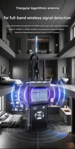 Détecteur de fréquences radio anti-espionnage Ai Pro 10Mhz-6Ghz, détection et analyse des ondes radio, détecteur de <span class=keywords><strong>cam</strong></span>éra de suivi GPS, détecteur d'écoute clandestine - Product Image 5