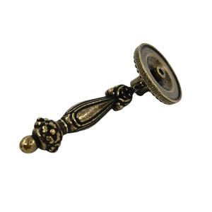 复古手柄拉锌合金压铸古董风格的橱柜黄铜手柄旋钮 - Product Image 2